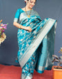 Light Green Kanchipuram Pure silk handloom saree with Pure Zari