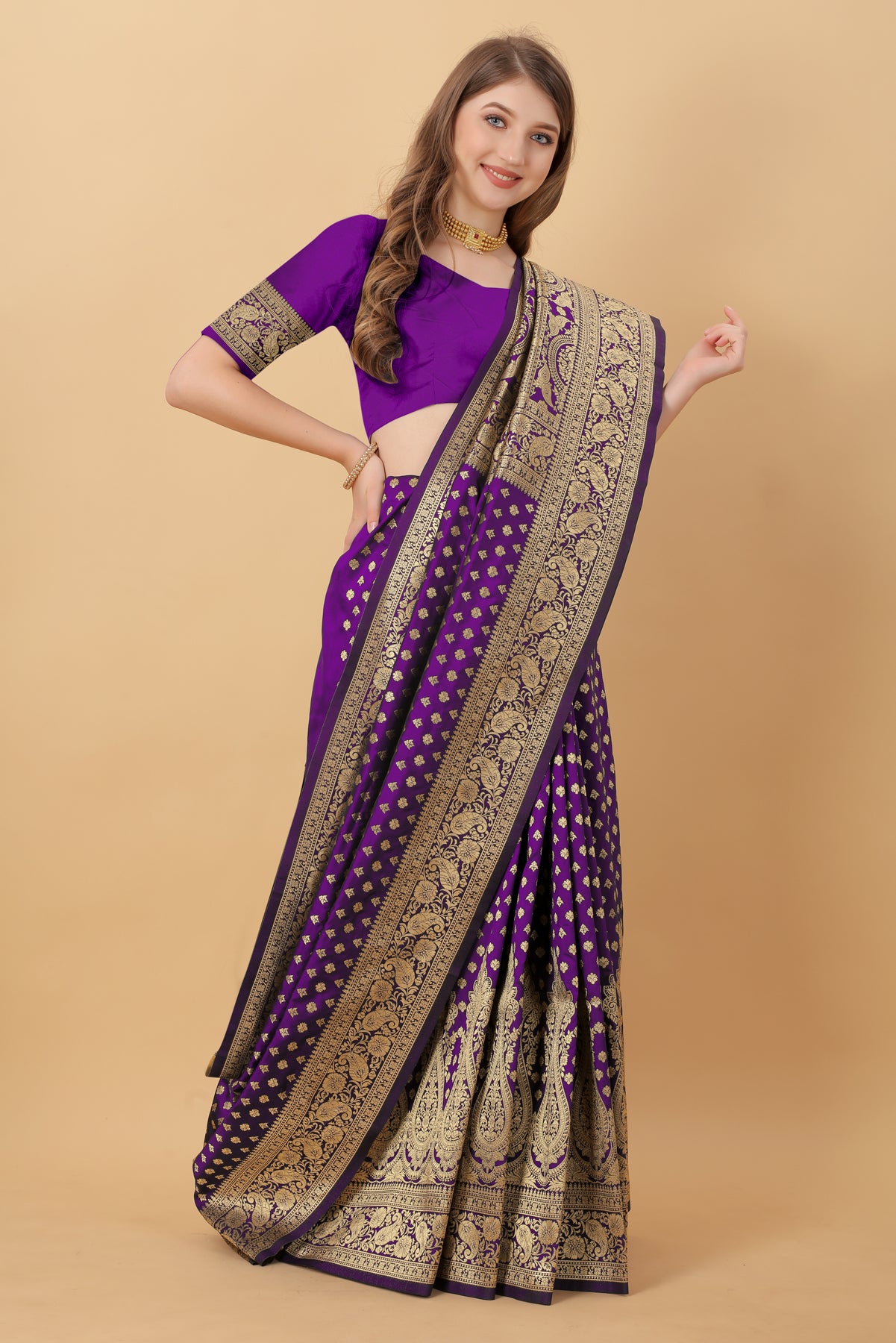 Wine Soft kanjivarm Silk Saree