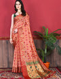 Red Soft Paithani Silk Saree