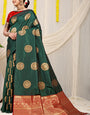 Green Pattu Weaving Silk Banarasi saree