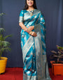 Rama Pure Handloom Banarasi Silk Saree