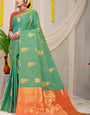 Green Kanchipuram Pattu Silk Saree