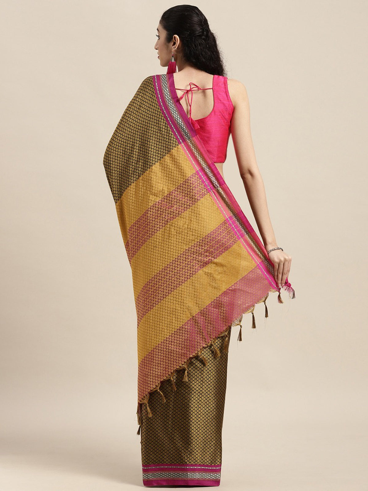 Yellow Enchanting Soft Silk  Banarasi Saree