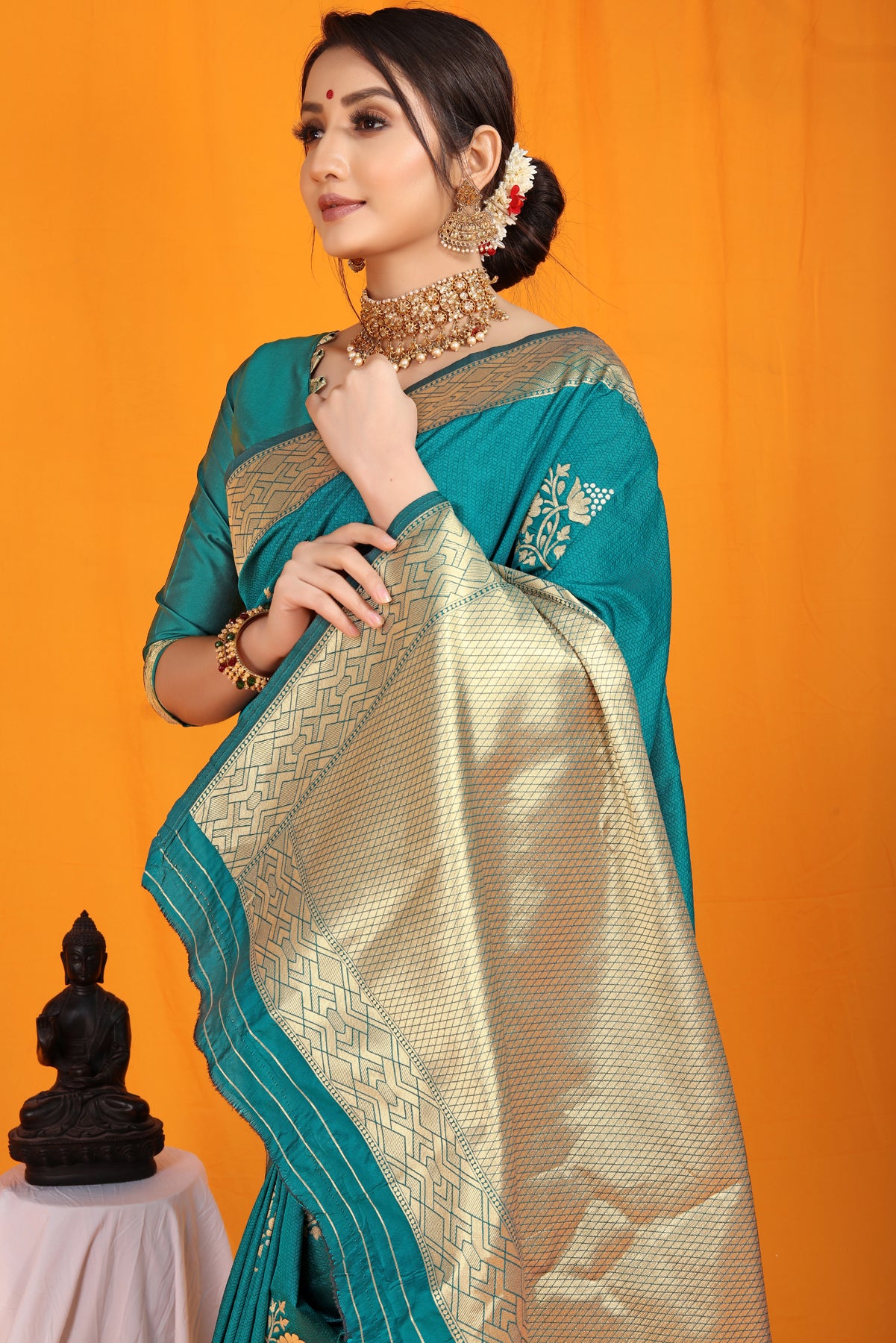 Rama Kanchipuram Pattu Silk Saree