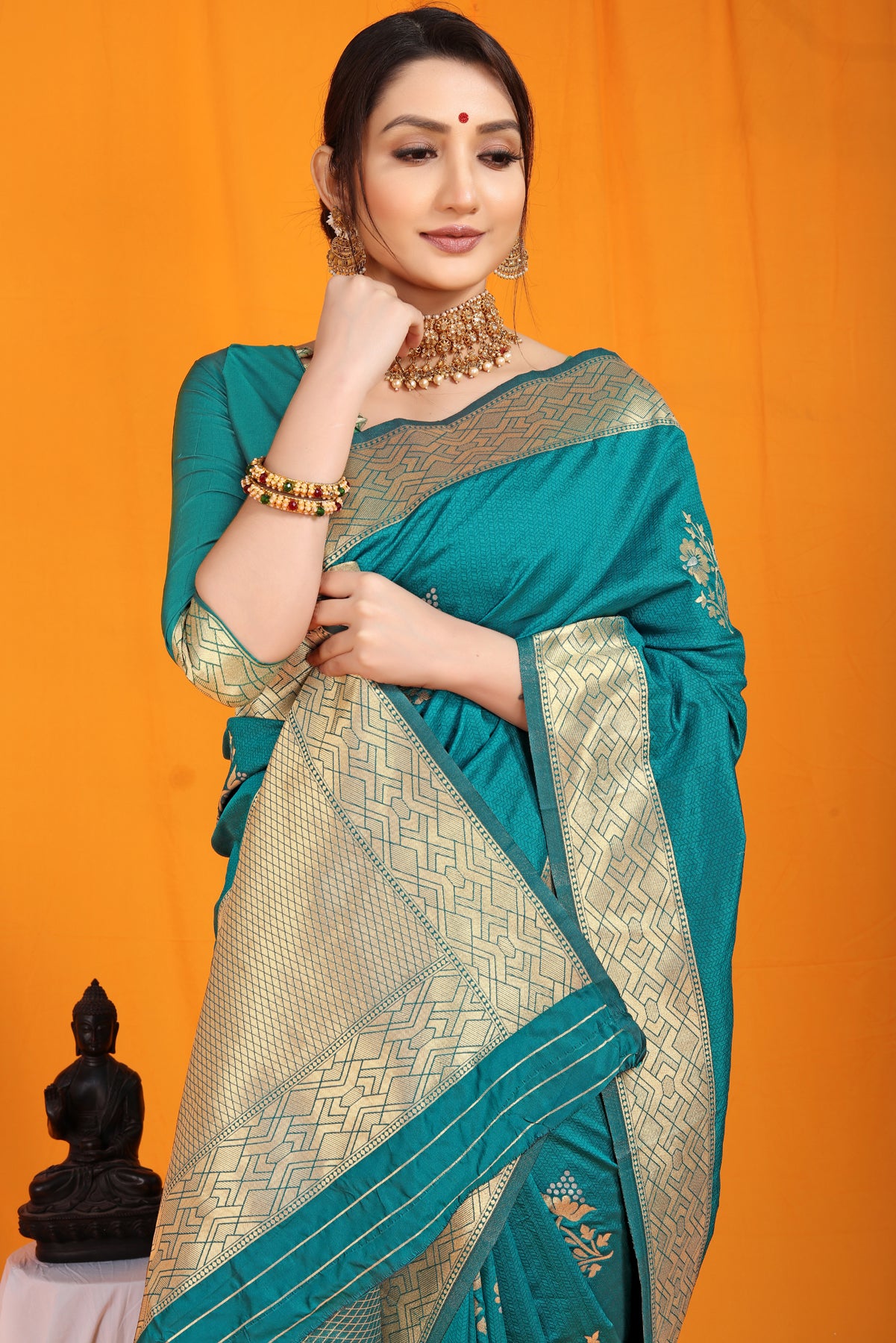 Rama Kanchipuram Pattu Silk Saree