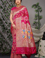 Rani Pink Kanchipuram Pattu Silk Saree