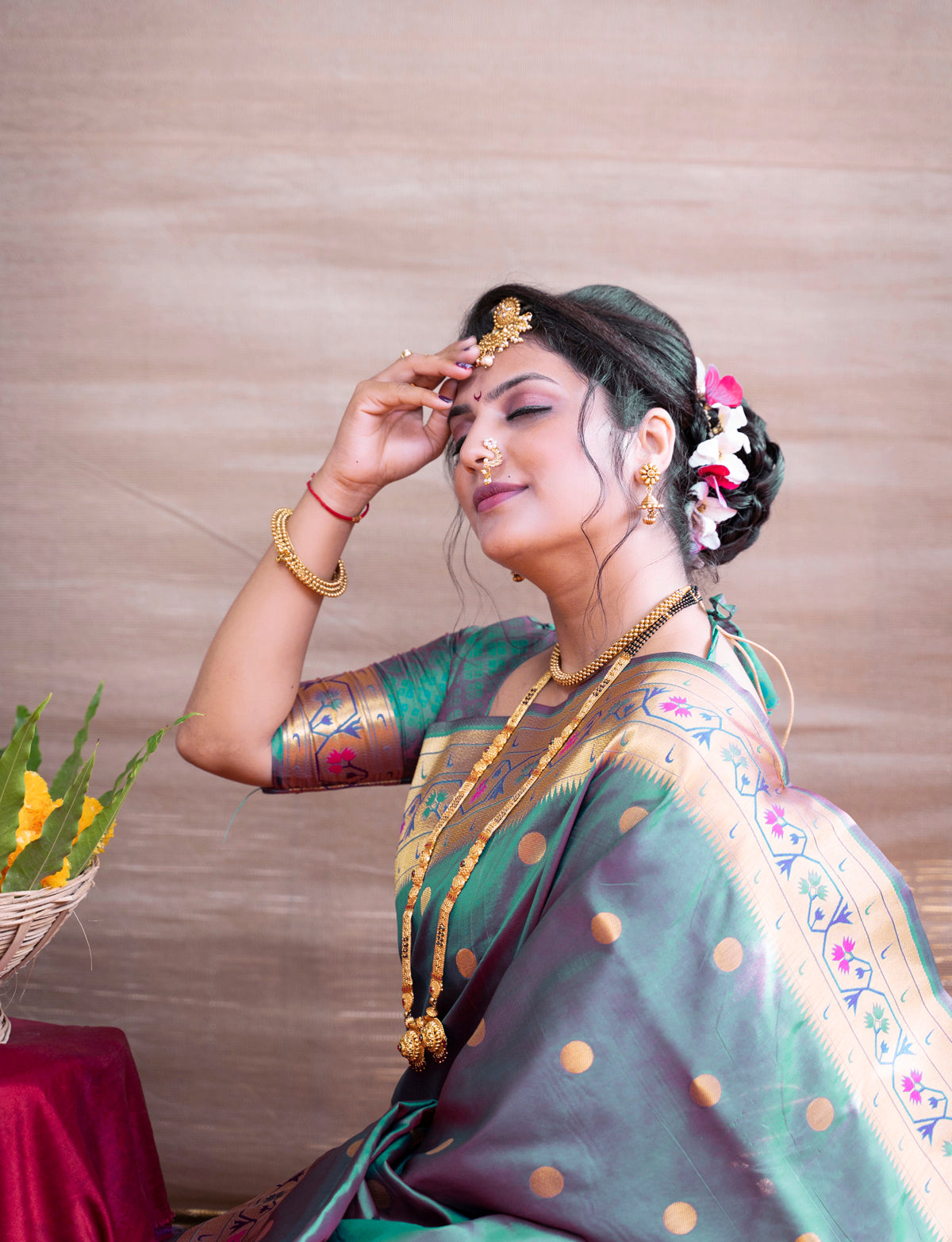 cheks paithani | Marathi bride, Bride, Fashion