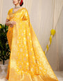 Golden Kanchipuram Pattu Silk Saree Silk Saree