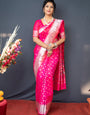 Pink Soft Silk Maharashtrian Paithani Saree