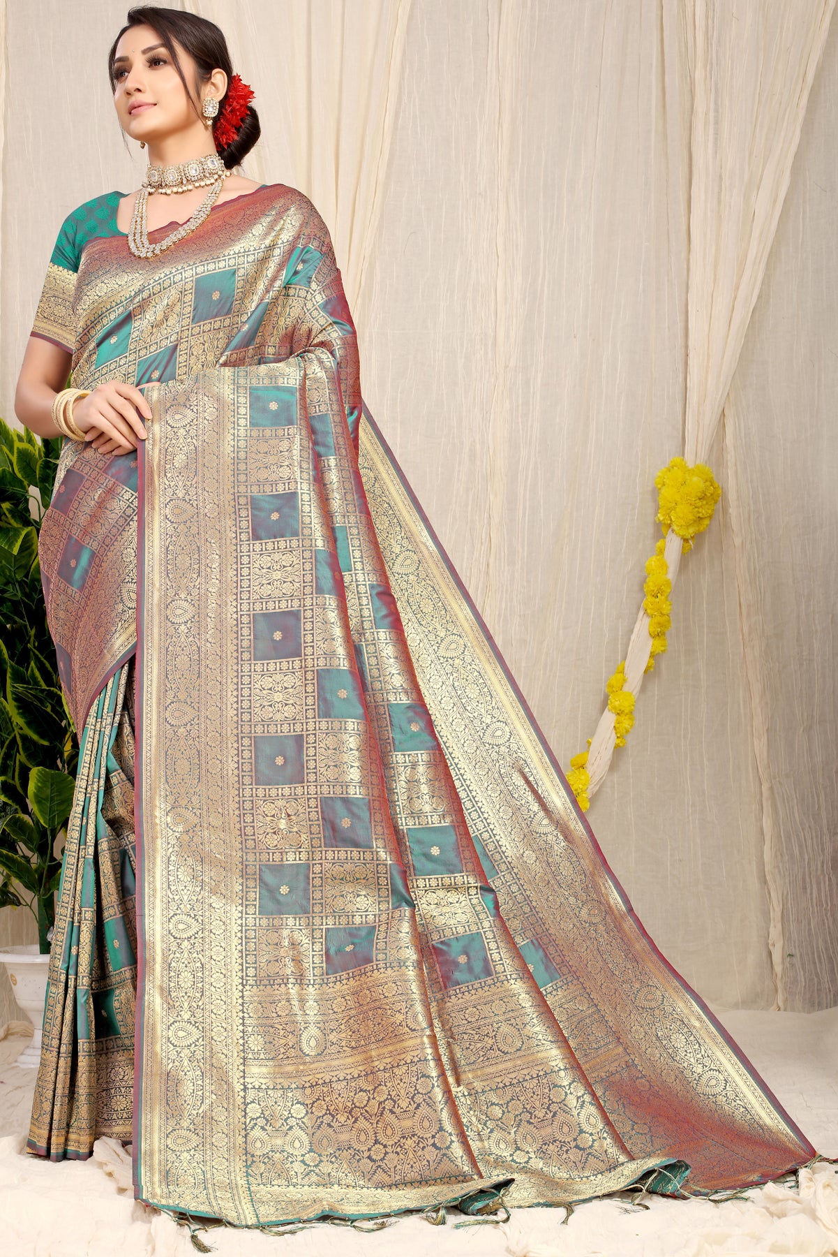 Rama Pattu Kanjivaram Silk Saree