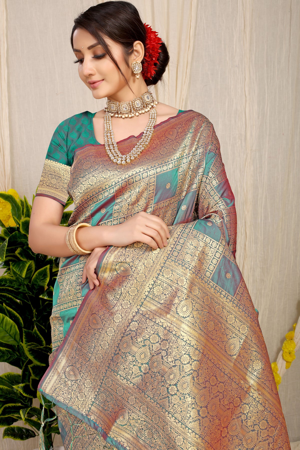 Rama Pattu Kanjivaram Silk Saree