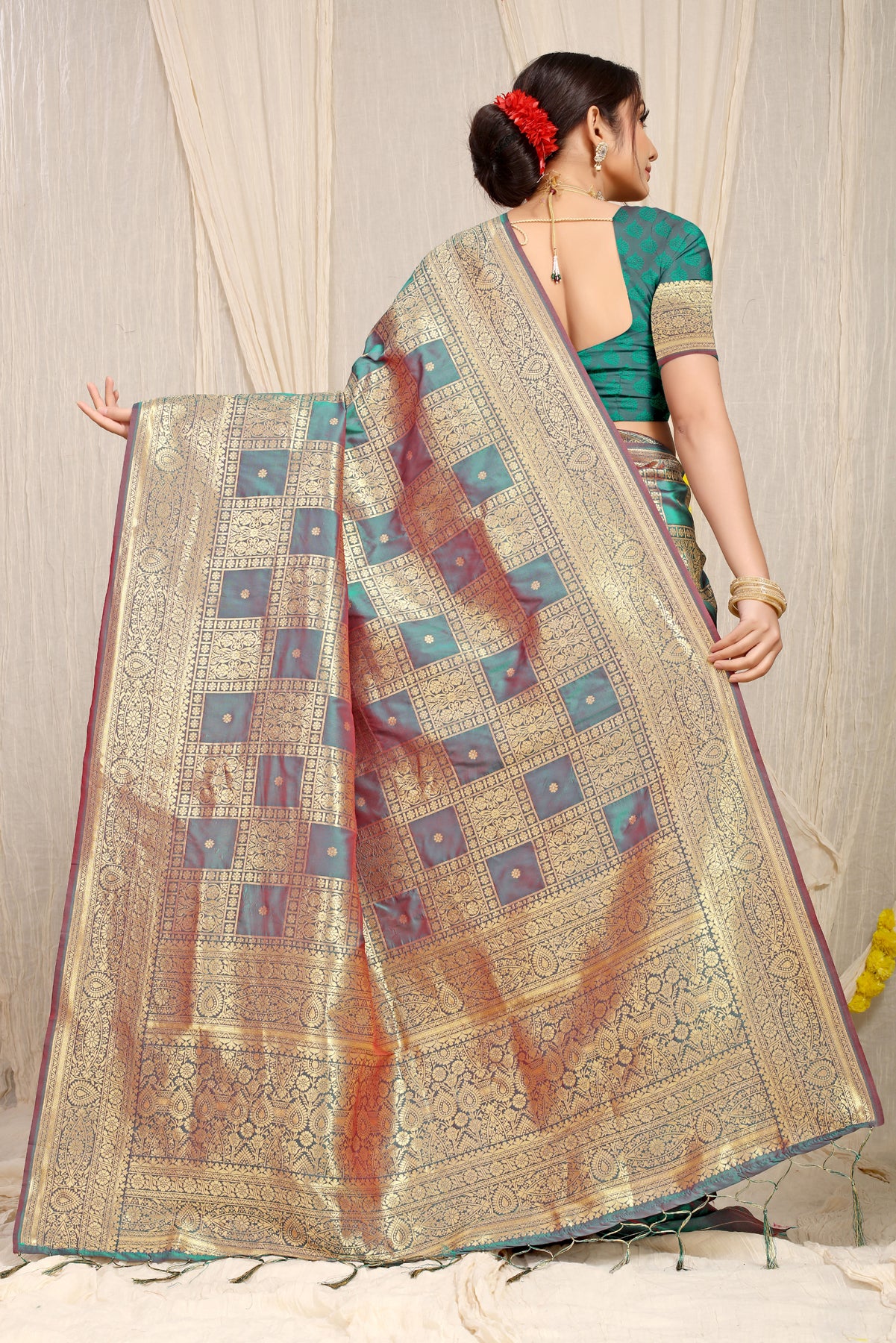 Rama Pattu Kanjivaram Silk Saree