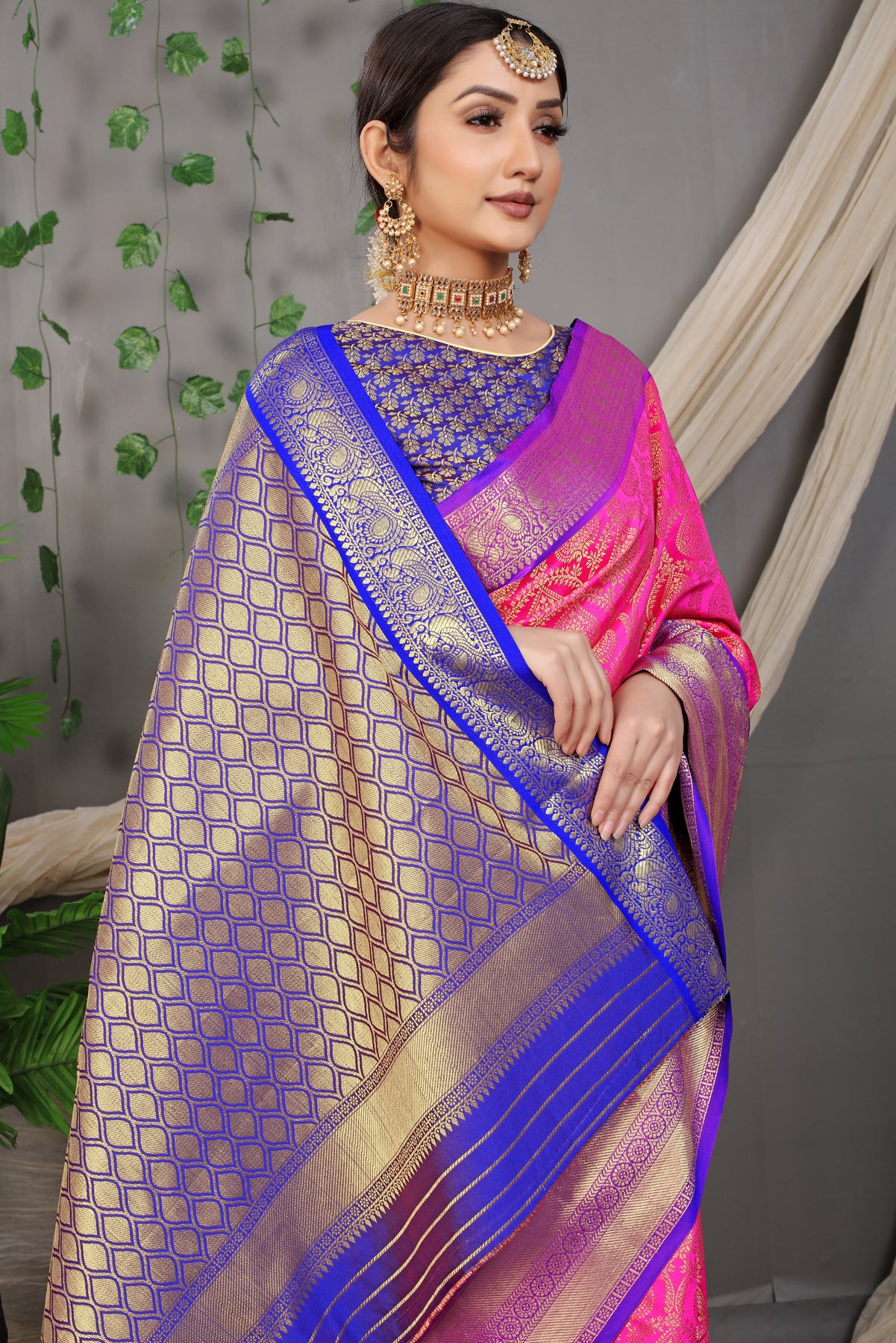 Pink Pattu Kanjivaram Silk Saree